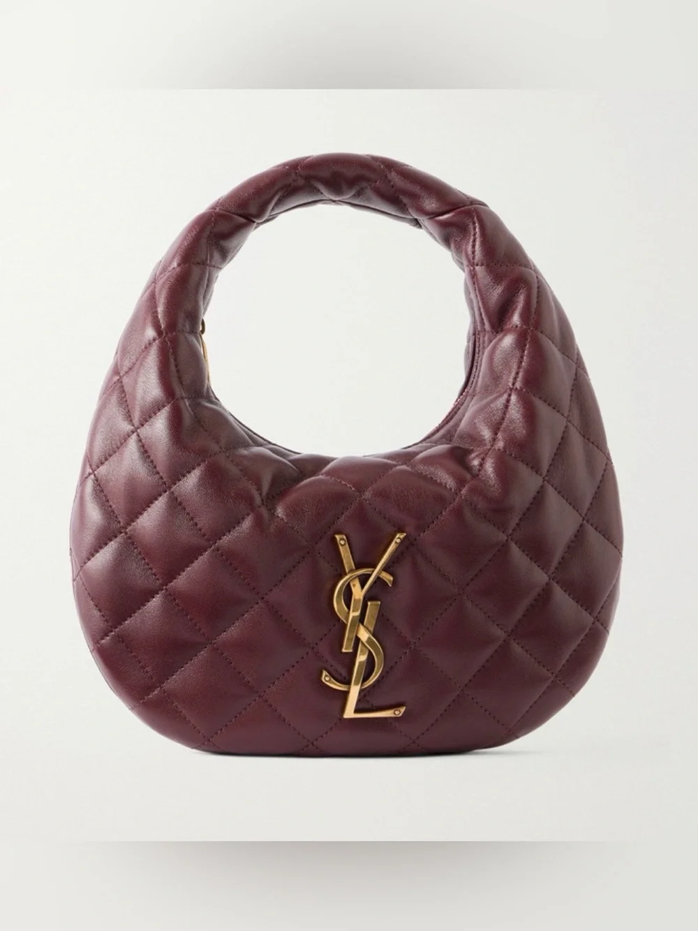 SAINT LAURENT Icarino quilted leather hobo bag Icare small